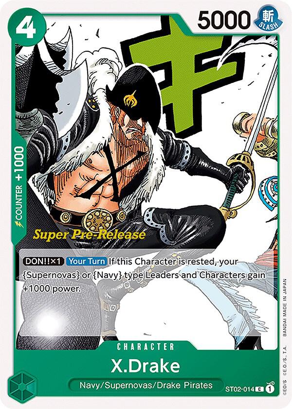 X.Drake ST02-014 (Super Pre-Release Starter Deck 2: Worst Generation)  | Good Games Morley