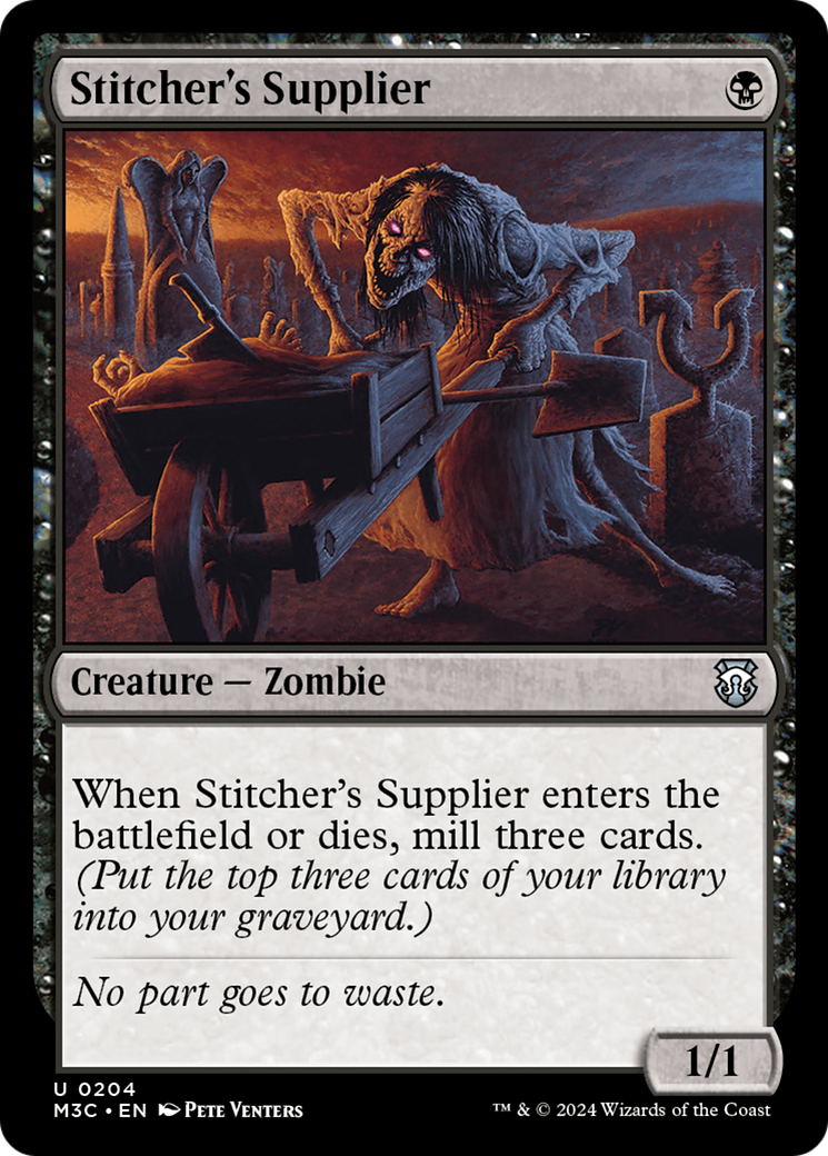 Stitcher's Supplier (Ripple Foil) [Modern Horizons 3 Commander] | Good Games Morley