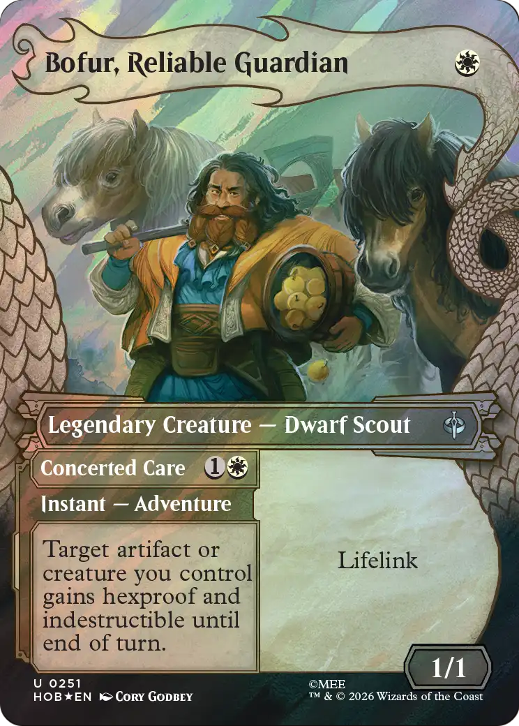 Bofur, Reliable Guardian (Showcase) (Surge Foil) [The Hobbit] | Good Games Morley