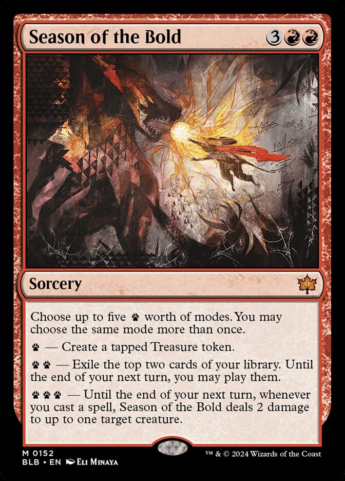 Season of the Bold 152 (Bloomburrow)  - Foil | Good Games Morley