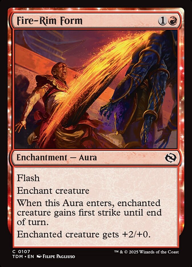 Fire-Rim Form 107/291 (Tarkir: Dragonstorm)  - Foil | Good Games Morley