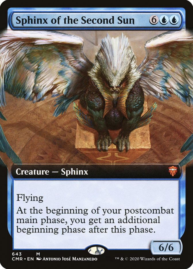Sphinx of the Second Sun (Extended Art) [Commander Legends] | Good Games Morley