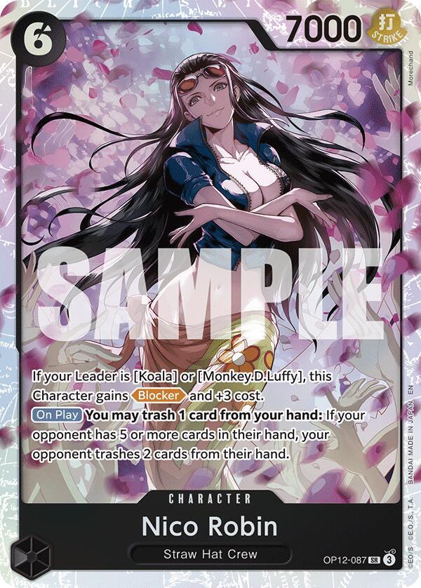 Nico Robin OP12-087 (Legacy of the Master)  - Foil | Good Games Morley