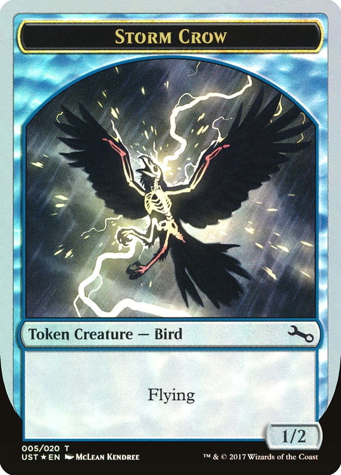 Storm Crow Token [Unstable Tokens] | Good Games Morley