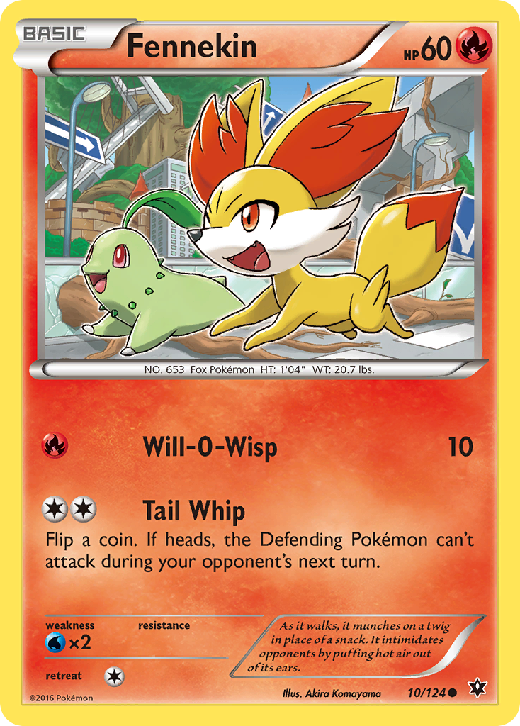 Fennekin (10/124) [XY: Fates Collide] | Good Games Morley
