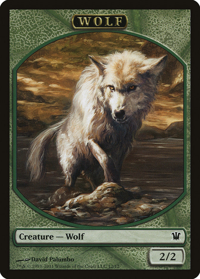 Wolf Token (12/12) [Innistrad Tokens] | Good Games Morley