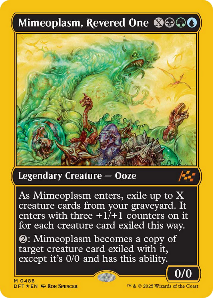 Mimeoplasm, Revered One (First-Place Foil) [Aetherdrift] | Good Games Morley