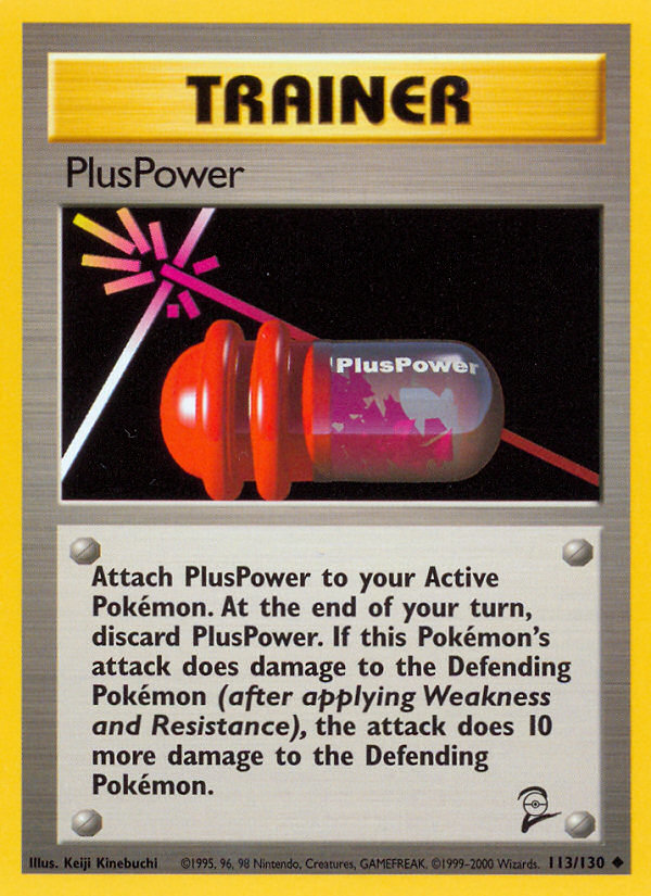 PlusPower (113/130) [Base Set 2] | Good Games Morley