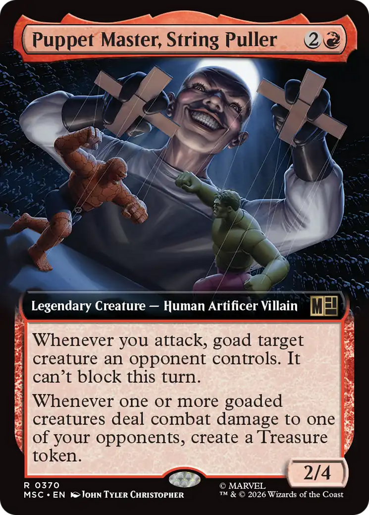 Puppet Master, String Puller (Extended Art) [Marvel Super Heroes Commander] | Good Games Morley