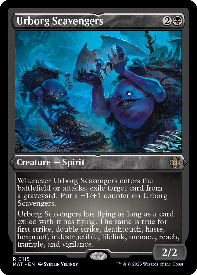 Urborg Scavengers Foil Etched 115 (March of the Machine: The Aftermath)  - Foil | Good Games Morley
