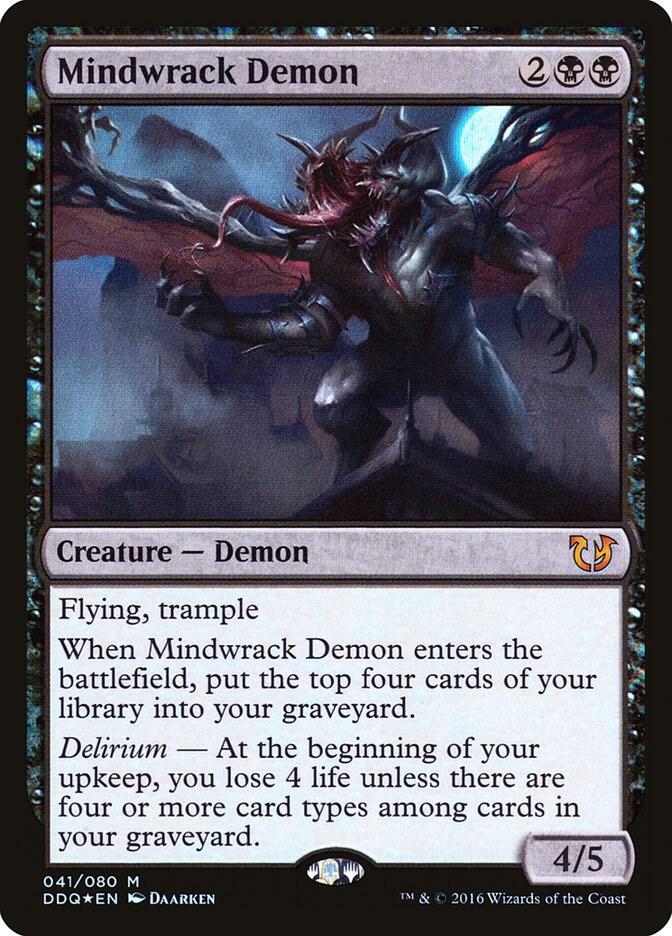 Mindwrack Demon 41/80 (Duel Decks: Blessed vs. Cursed)  - Foil | Good Games Morley