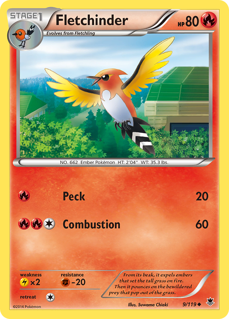 Fletchinder (9/119) [XY: Phantom Forces] | Good Games Morley