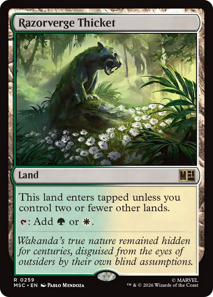 Razorverge Thicket [Marvel Super Heroes Commander] | Good Games Morley
