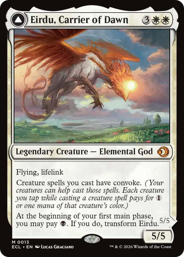 Eirdu, Carrier of Dawn // Isilu, Carrier of Twilight 13 (Lorwyn Eclipsed)  | Good Games Morley