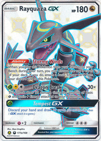 Rayquaza GX (177a/168) (Jumbo Card) [Sun & Moon: Celestial Storm] | Good Games Morley