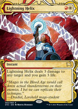 Lightning Helix (Foil Etched) [Strixhaven: School of Mages Mystical Archive] | Good Games Morley