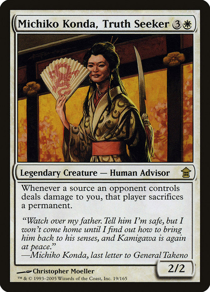 Michiko Konda, Truth Seeker 19 (Saviors of Kamigawa)  | Good Games Morley
