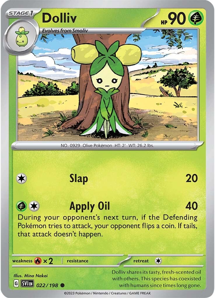 Dolliv (022/198) [Scarlet & Violet: Base Set] | Good Games Morley