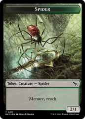 Detective // Spider Double-Sided Token [Murders at Karlov Manor Tokens] | Good Games Morley