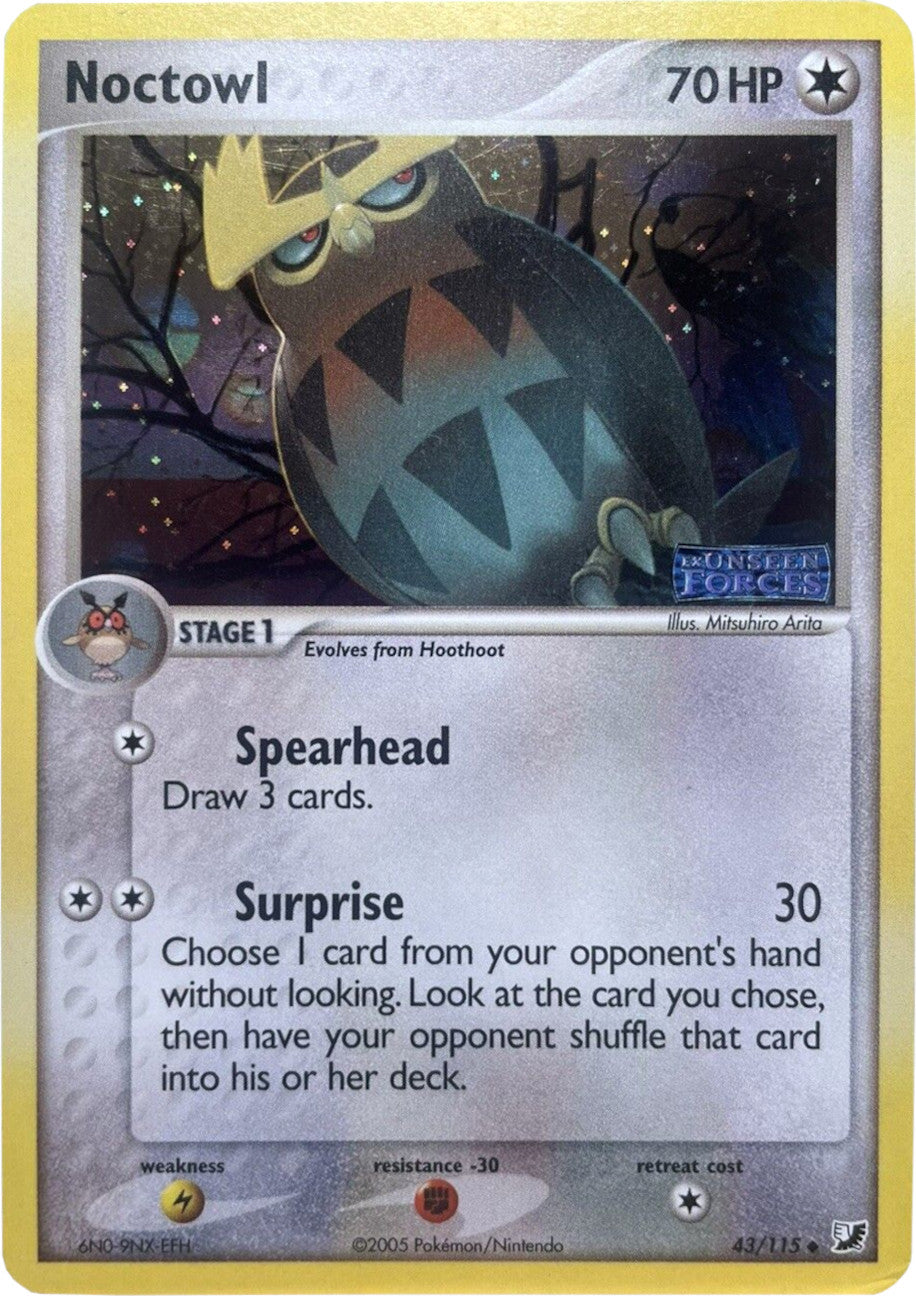 Noctowl (43/115) (Stamped) [EX: Unseen Forces] | Good Games Morley