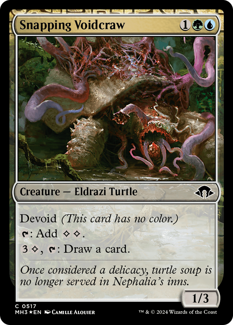 Snapping Voidcraw (Ripple Foil) [Modern Horizons 3] | Good Games Morley