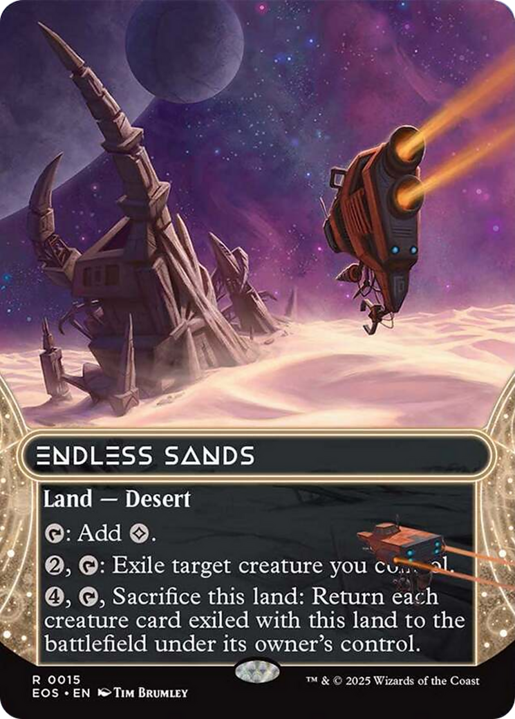 Endless Sands (0008) (Borderless) [Edge of Eternities: Stellar Sights] | Good Games Morley