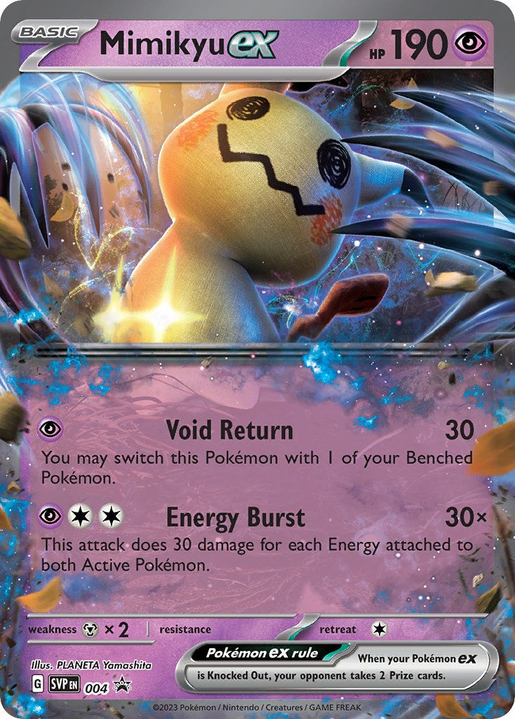Mimikyu ex (004) [Scarlet & Violet: Black Star Promos] | Good Games Morley