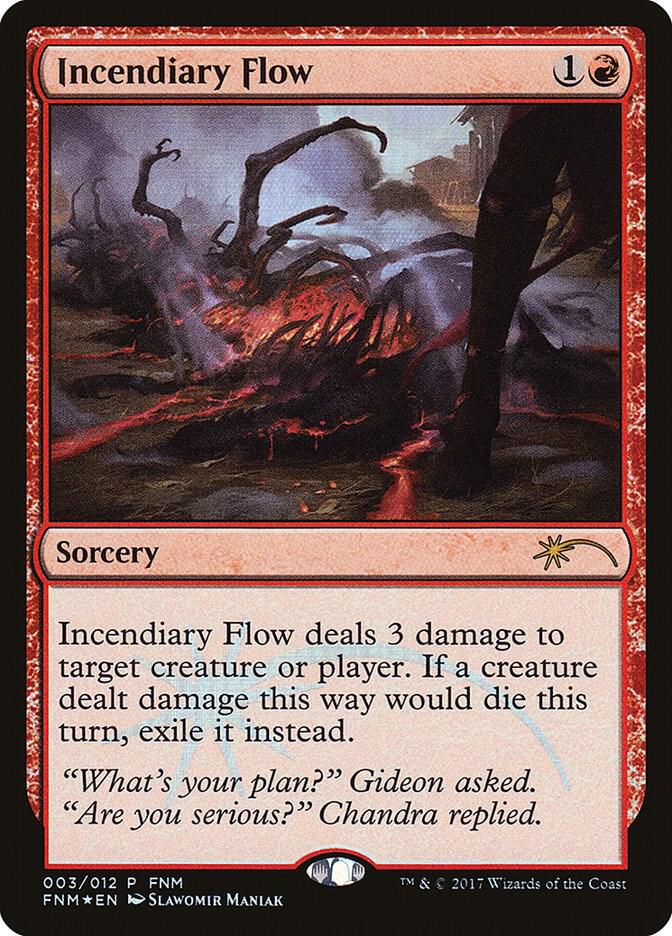 Incendiary Flow 3/12 (FNM Promos)  - Foil | Good Games Morley