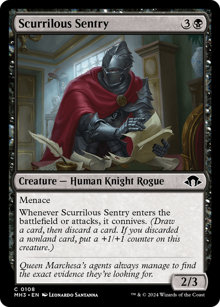Scurrilous Sentry [Modern Horizons 3] | Good Games Morley