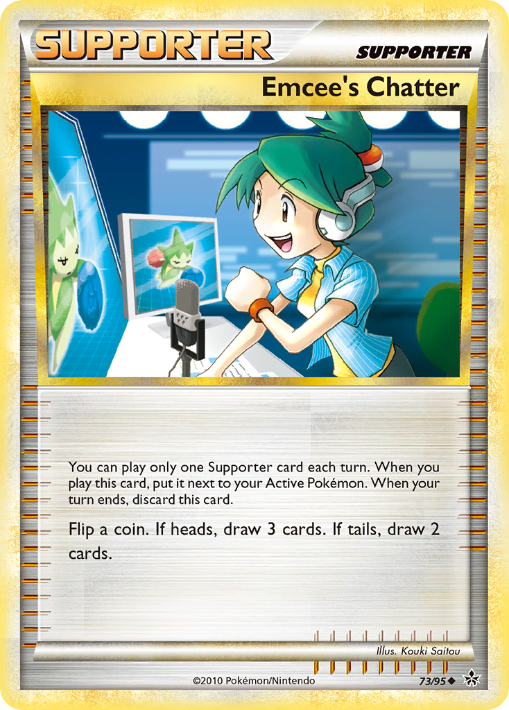 Emcee's Chatter (73/95) [HeartGold & SoulSilver: Unleashed] | Good Games Morley