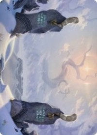 Snow-Covered Plains (276) Art Card [Kaldheim Art Series] | Good Games Morley