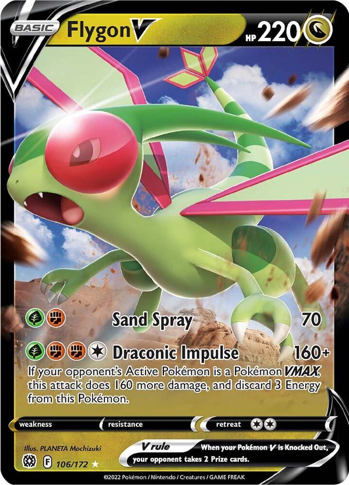 Flygon V 106/172 (SWSH09: Brilliant Stars)  - Holofoil | Good Games Morley