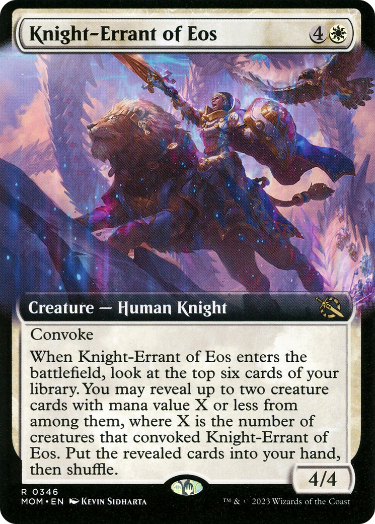 Knight-Errant of Eos (Extended Art) [March of the Machine] | Good Games Morley