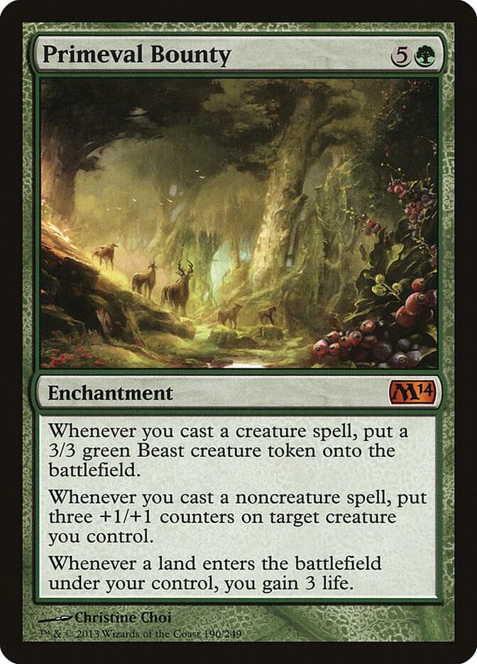 Primeval Bounty 190/249 (Magic 2014 (M14))  | Good Games Morley