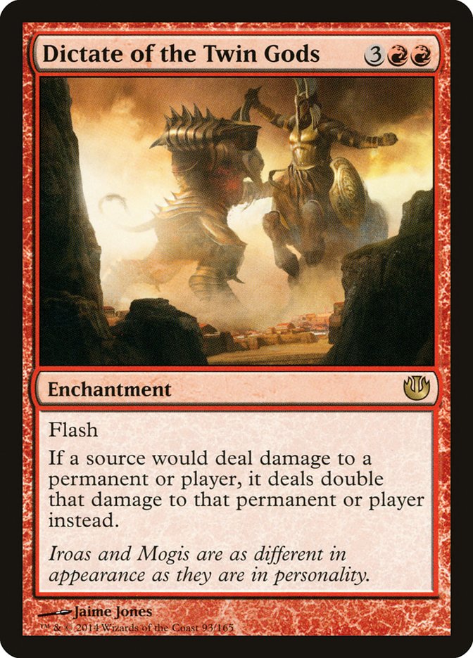 Dictate of the Twin Gods 93 (Journey Into Nyx)  - Foil | Good Games Morley