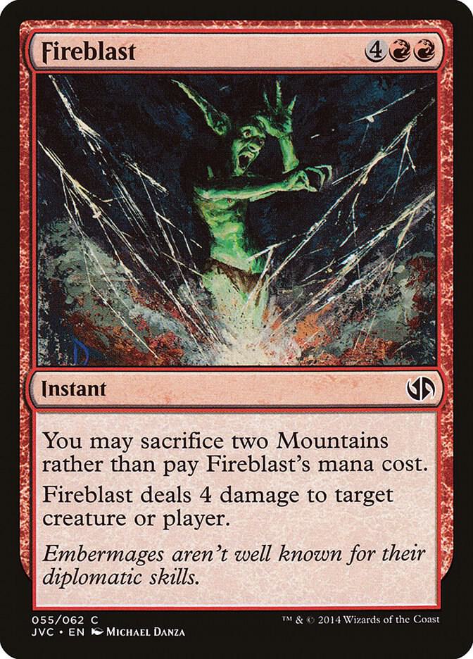 Fireblast 55/62 (Duel Decks: Anthology)  | Good Games Morley