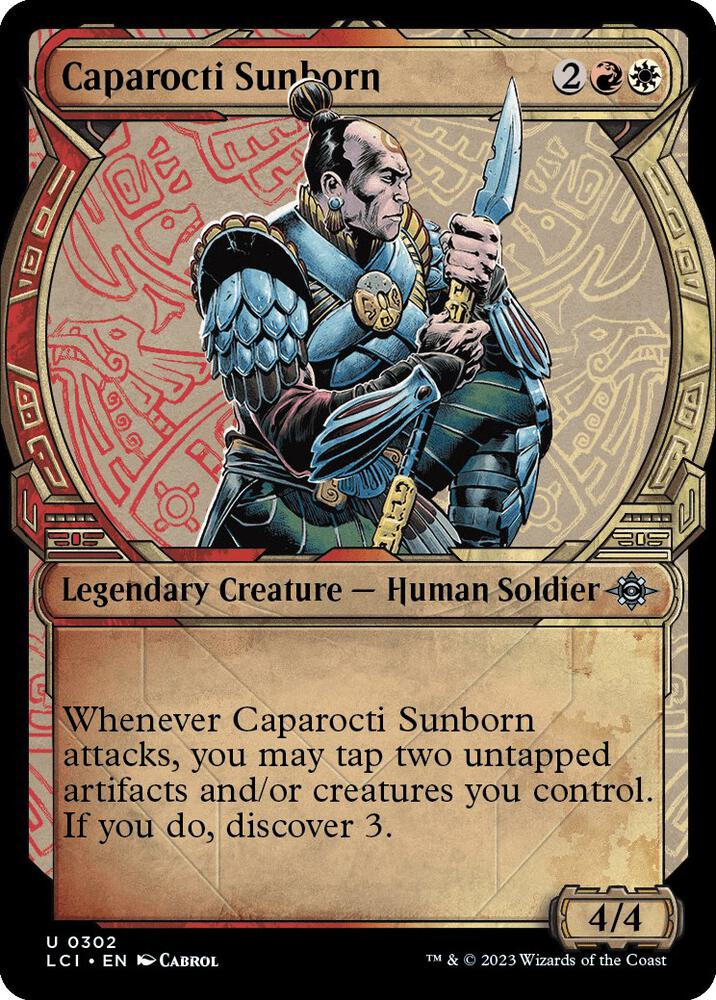Caparocti Sunborn 302/291 (The Lost Caverns of Ixalan)  - Showcase Foil | Good Games Morley