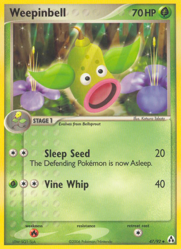 Weepinbell (47/92) [EX: Legend Maker] | Good Games Morley