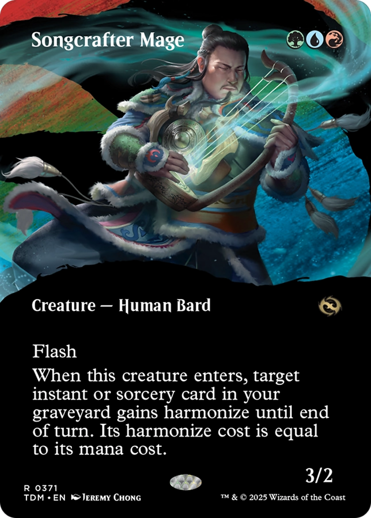 Songcrafter Mage (Borderless) [Tarkir: Dragonstorm] | Good Games Morley