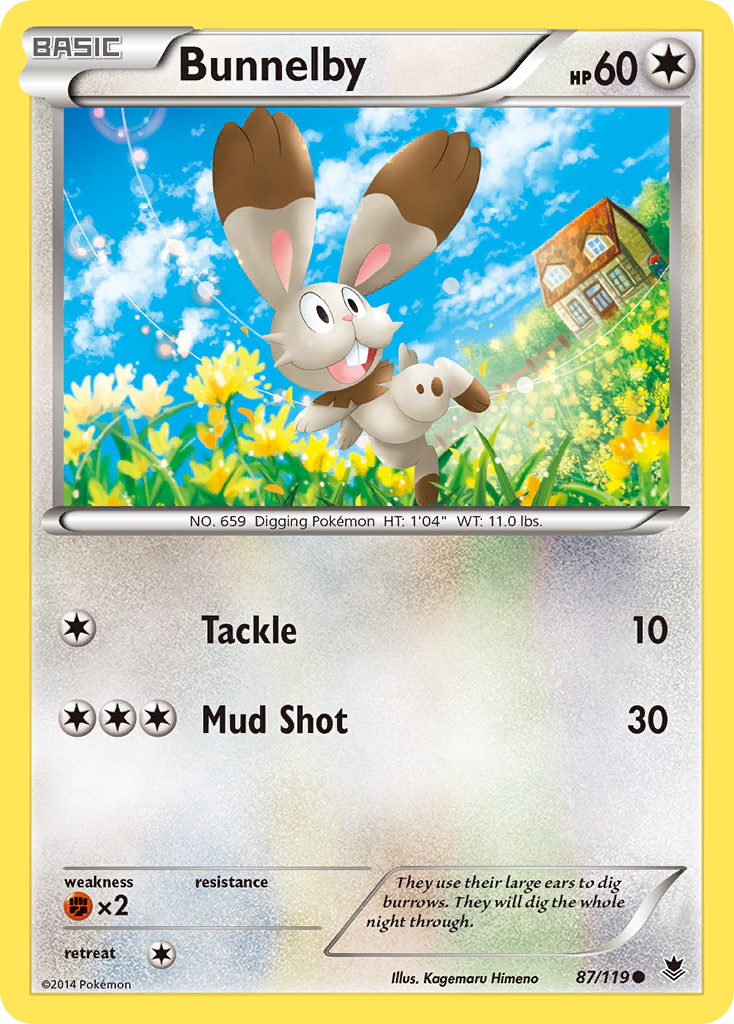 Bunnelby (87/119) [XY: Phantom Forces] | Good Games Morley