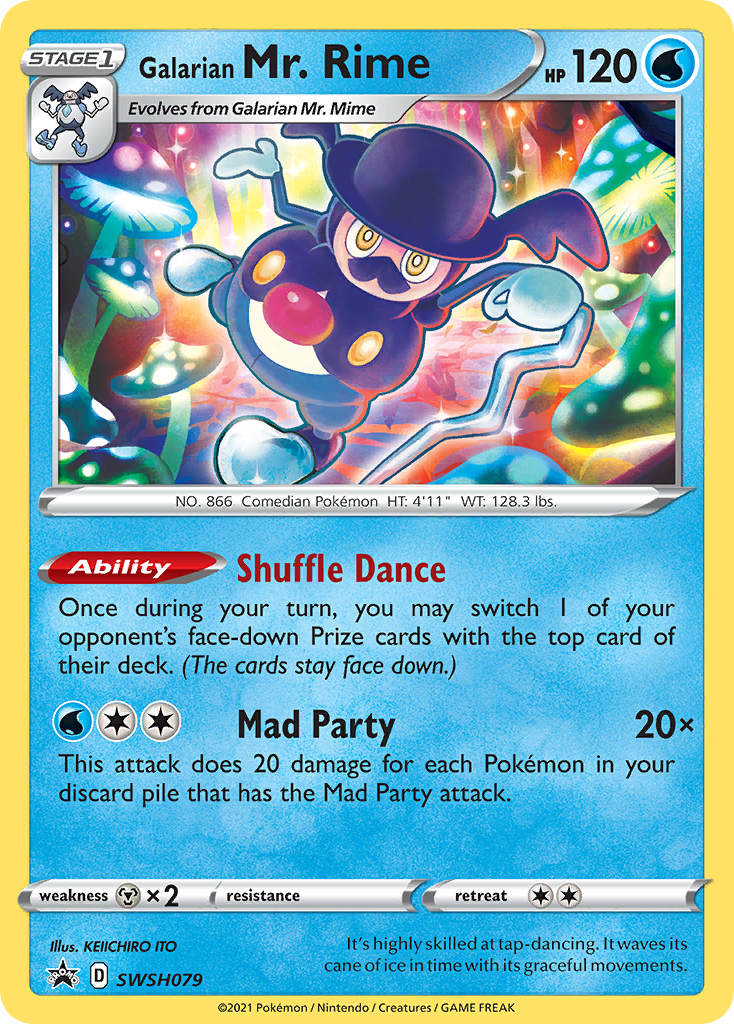 Galarian Mr. Rime (SWSH079) [Sword & Shield: Black Star Promos] | Good Games Morley
