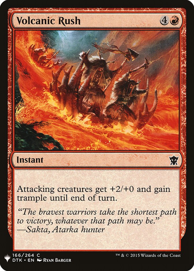 Volcanic Rush [Mystery Booster] | Good Games Morley