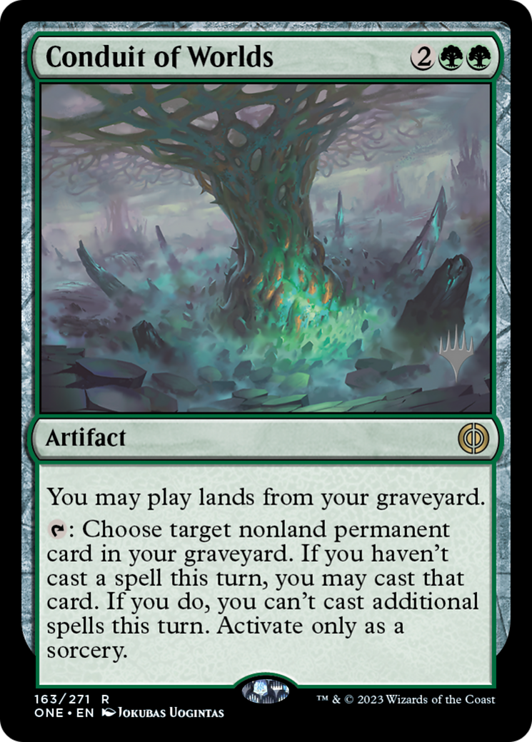 Conduit of Worlds (Promo Pack) [Phyrexia: All Will Be One Promos] | Good Games Morley