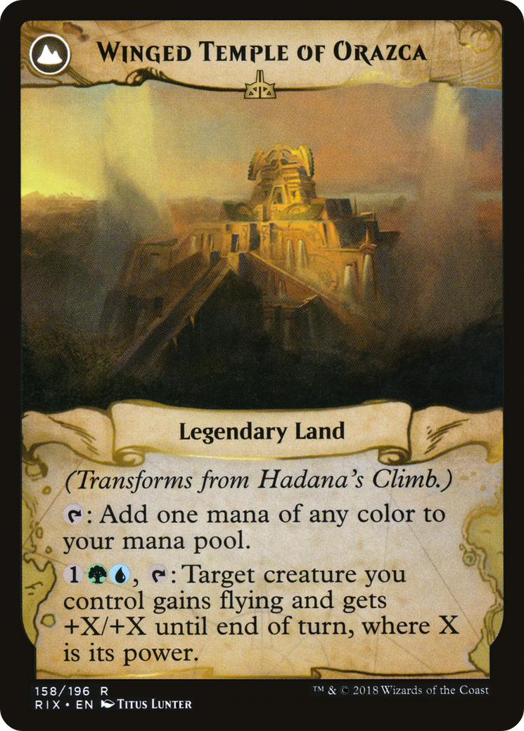 Hadana's Climb // Winged Temple of Orazca [Secret Lair: From Cute to Brute] | Good Games Morley