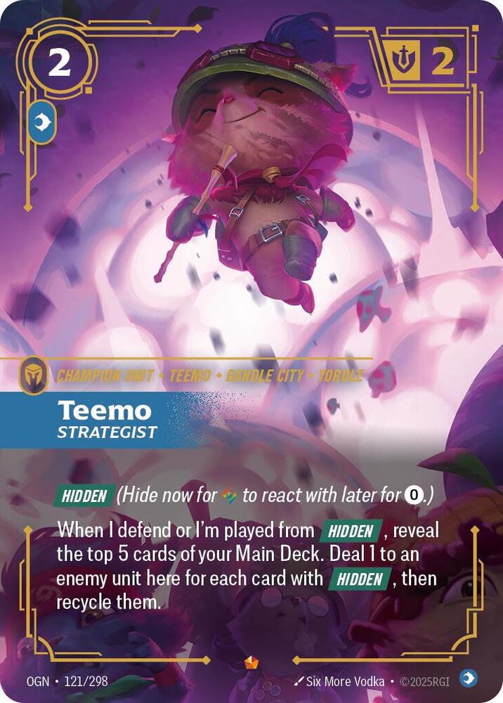 Teemo - Strategist 121/298 (Origins)  - Foil | Good Games Morley