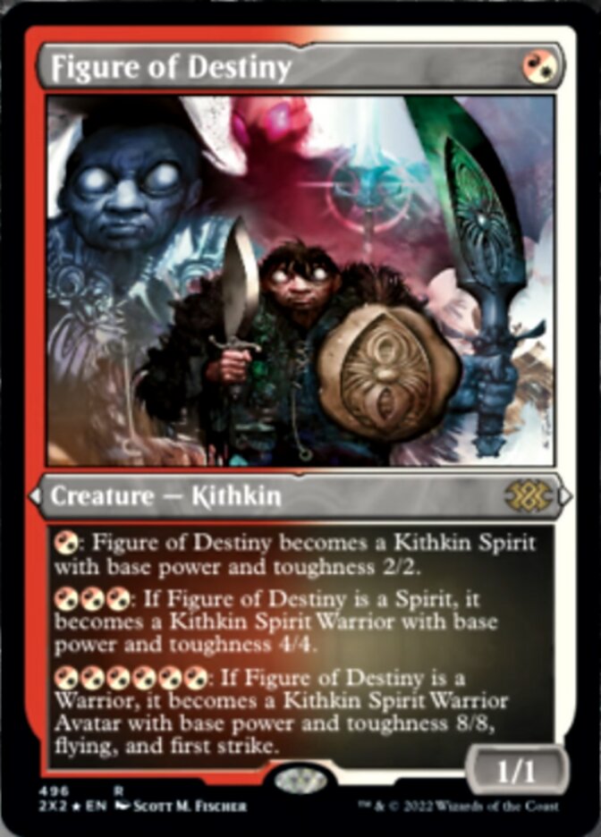 Figure of Destiny (Foil Etched) [Double Masters 2022] | Good Games Morley