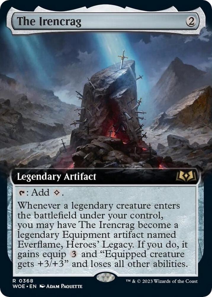 The Irencrag 368/276 (Wilds of Eldraine)  - Extended Art Foil | Good Games Morley