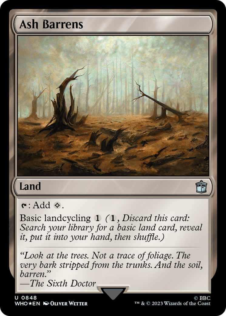 Ash Barrens (Surge Foil) [Doctor Who] | Good Games Morley