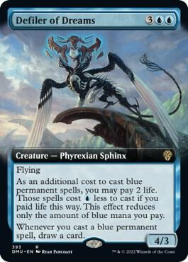 Defiler of Dreams Extended Art 393 (Dominaria United)  | Good Games Morley