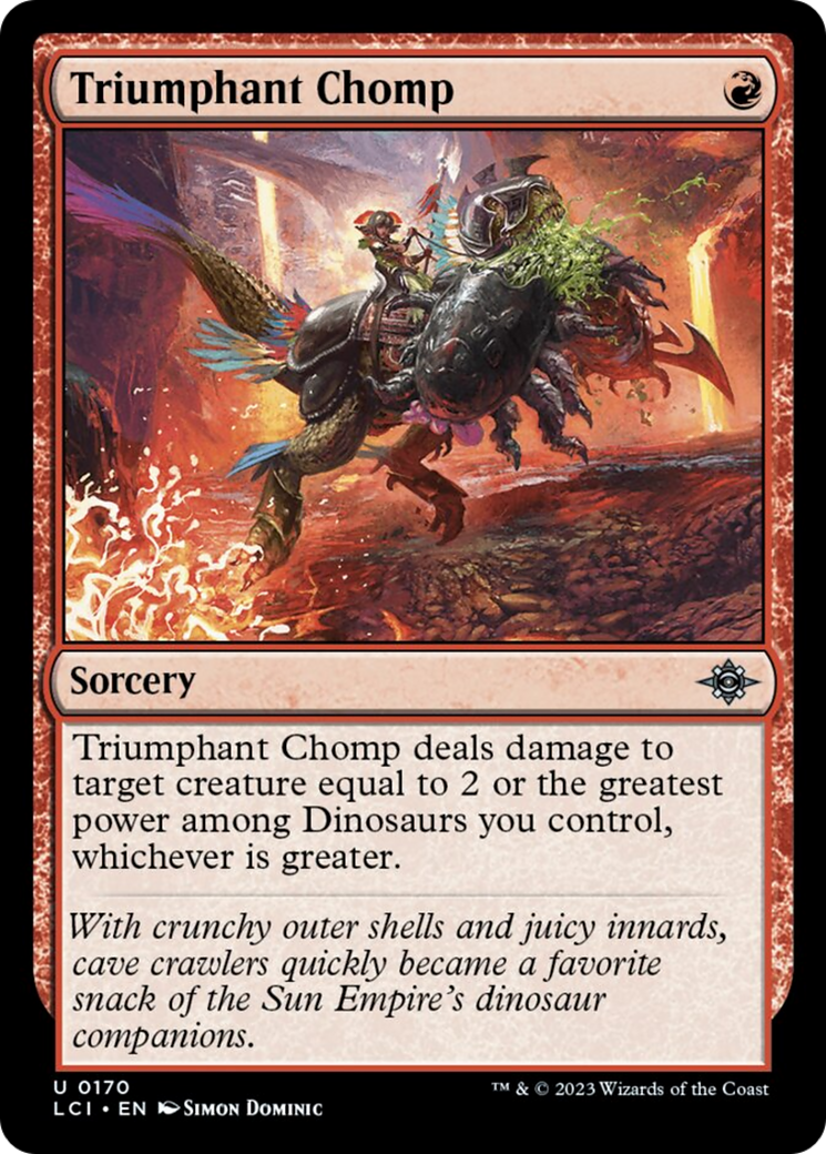 Triumphant Chomp [The Lost Caverns of Ixalan] | Good Games Morley